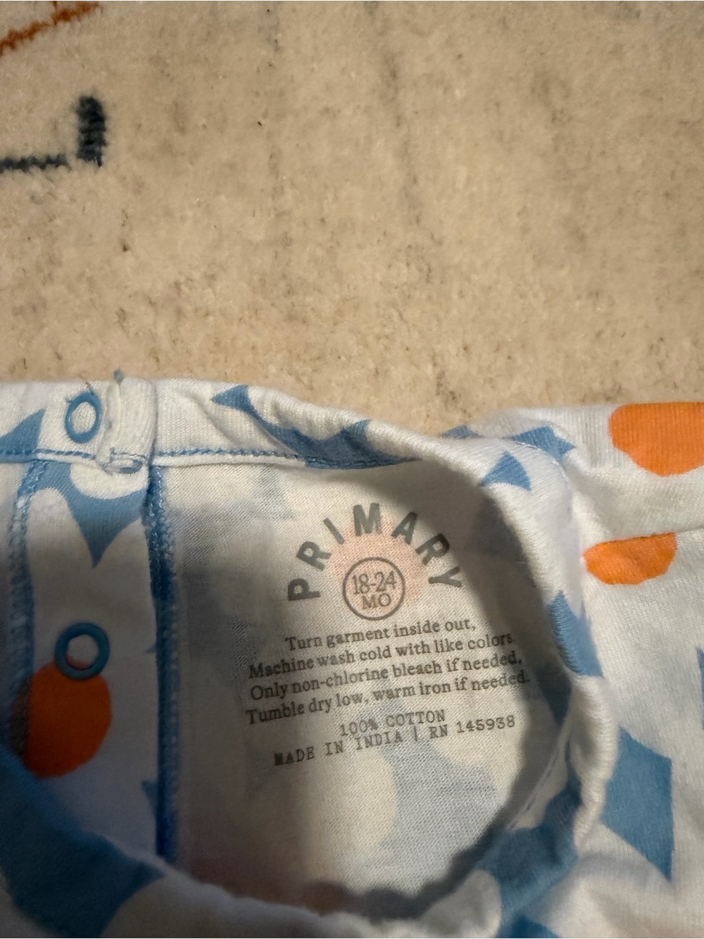 Girls Primary daisy dress in size 18-24 months - Picture 2 of 2